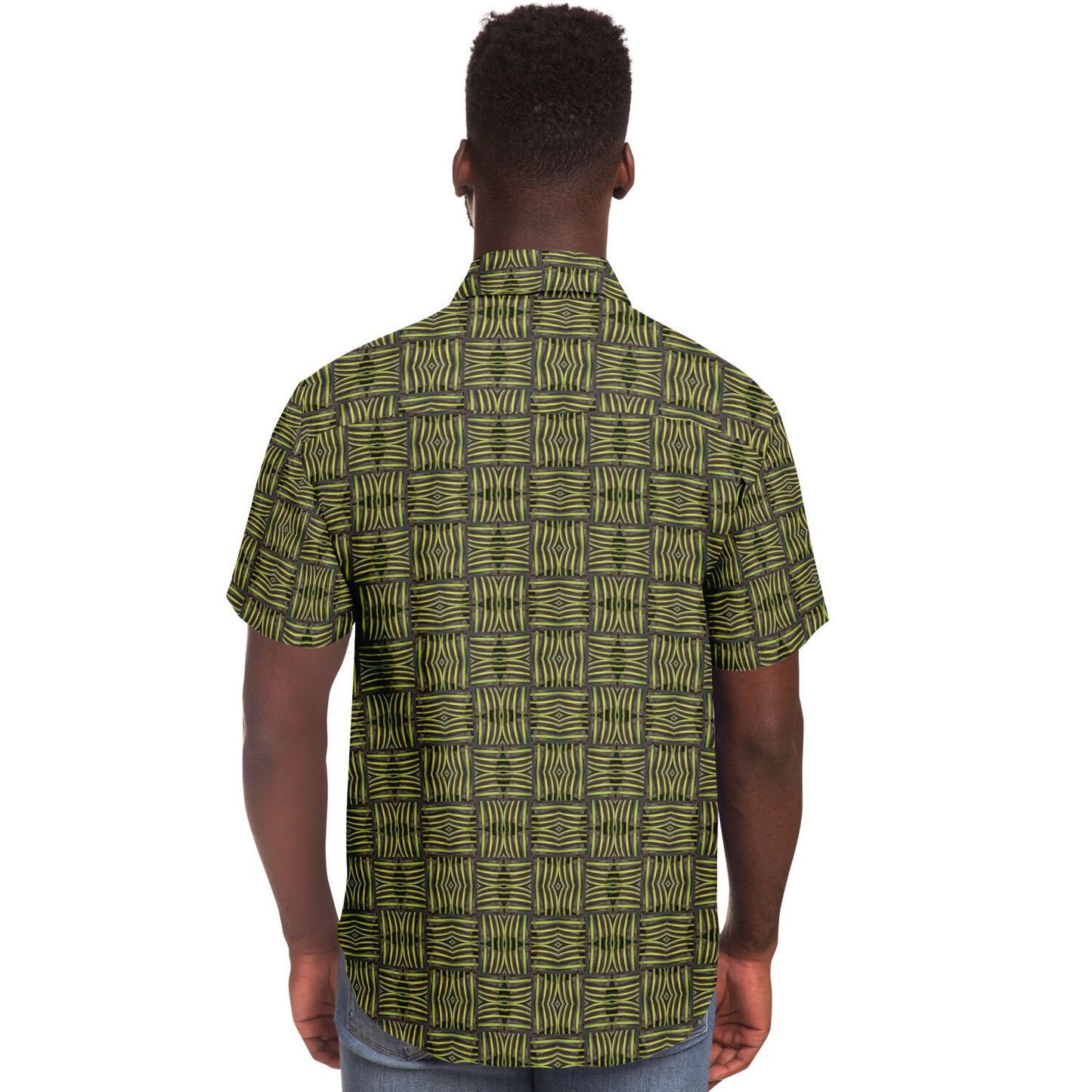 Short Sleeve Button Down Shirt (Teeth No. 4)