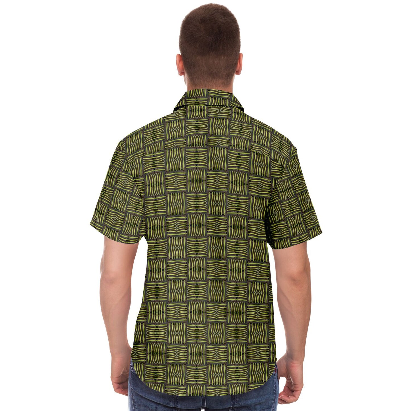 Short Sleeve Button Down Shirt (Teeth No. 4)