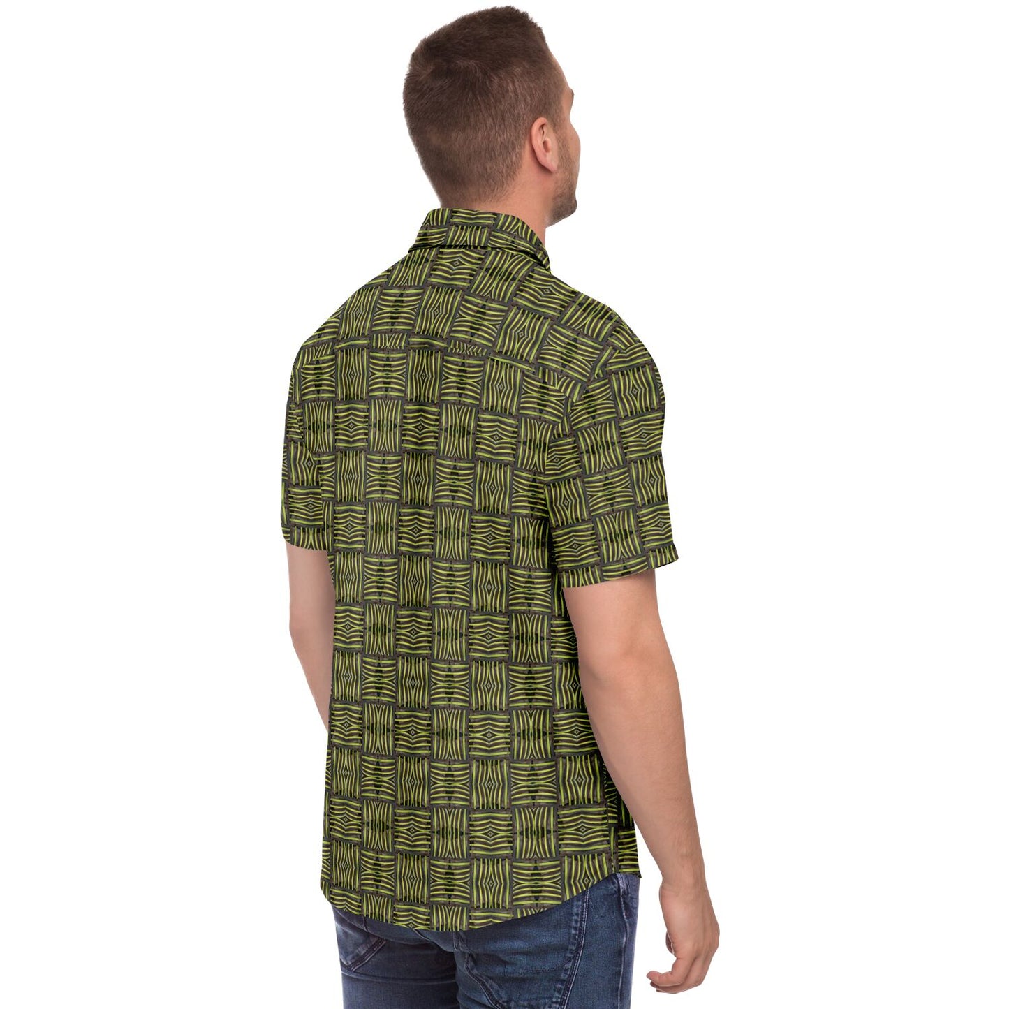 Short Sleeve Button Down Shirt (Teeth No. 4)