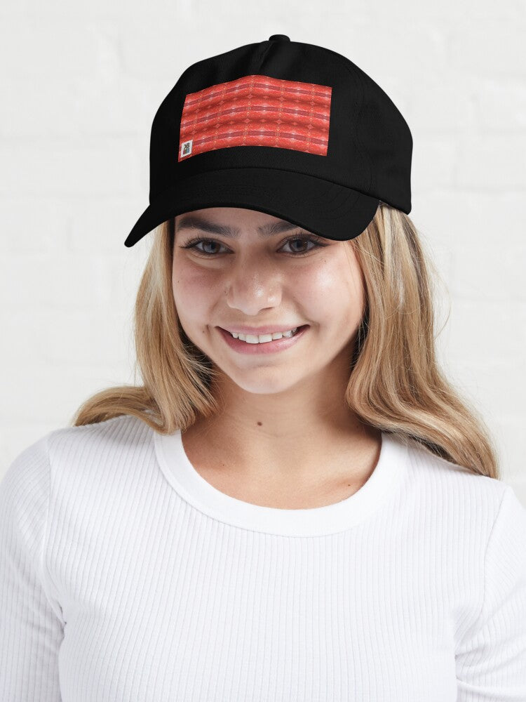 Black Unstructured Cap (Kiss)