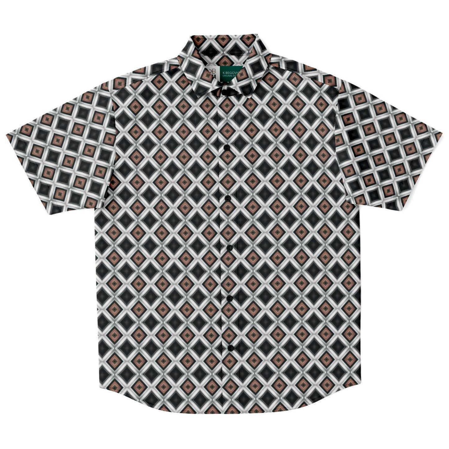 Short Sleeve Button Down Shirt (Copper & Lead No. 2)