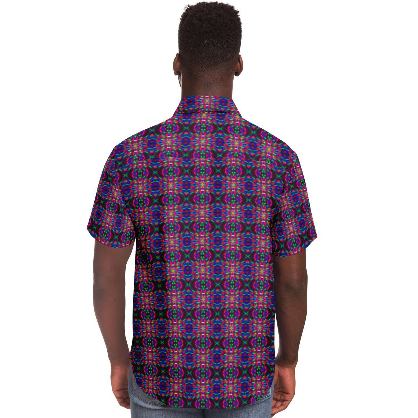 Short Sleeve Button Down Shirt (Disco No. 5)