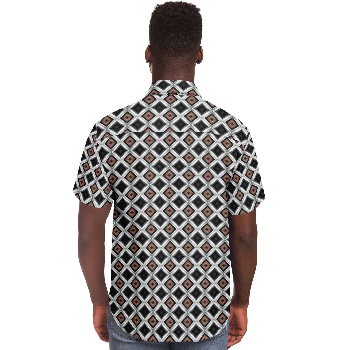 Short Sleeve Button Down Shirt (Copper & Lead No. 2)