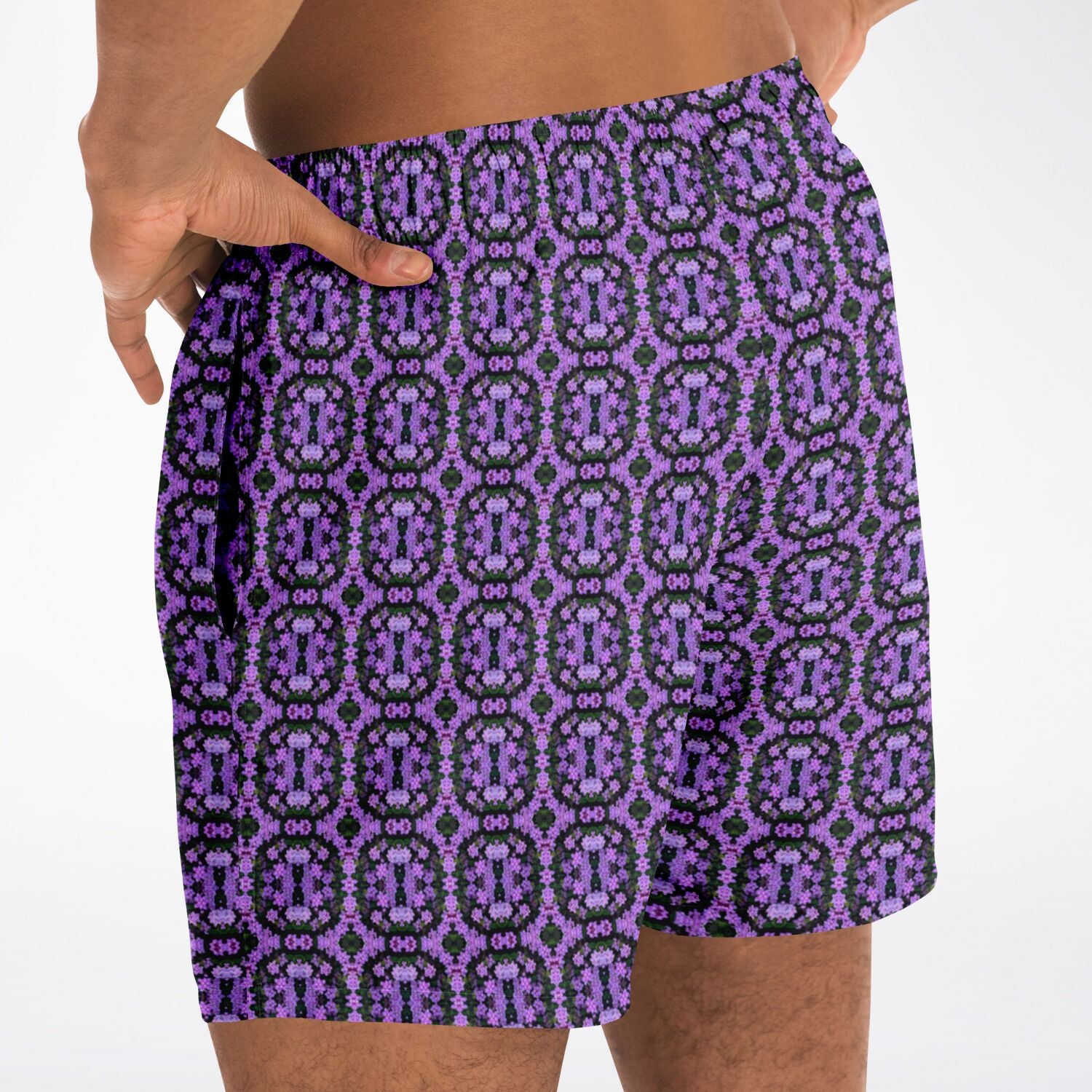 Swim Trunks (Violet Rings)