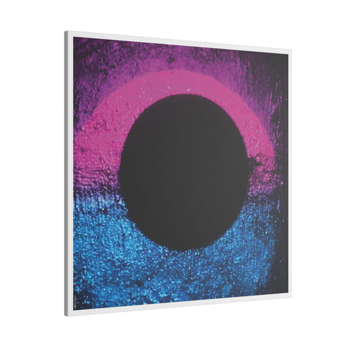Abstract Art Canvas - "Eclipsed"