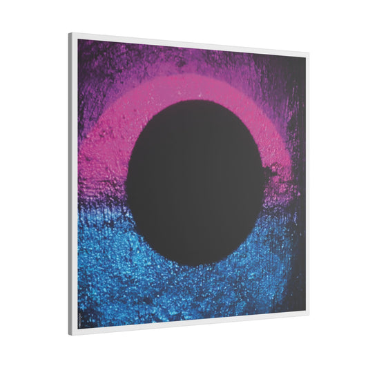 Abstract Art Canvas - "Eclipsed"