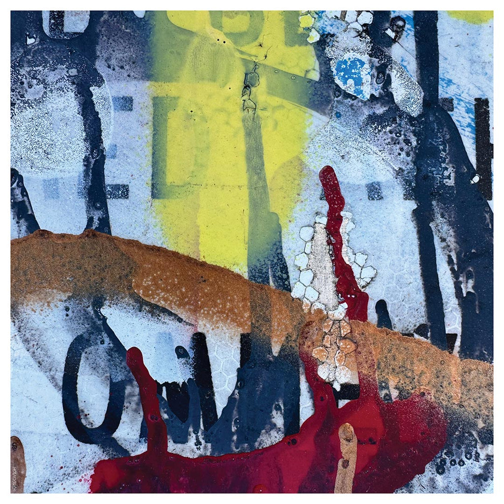 Abstract Art Canvas - "No More Words"