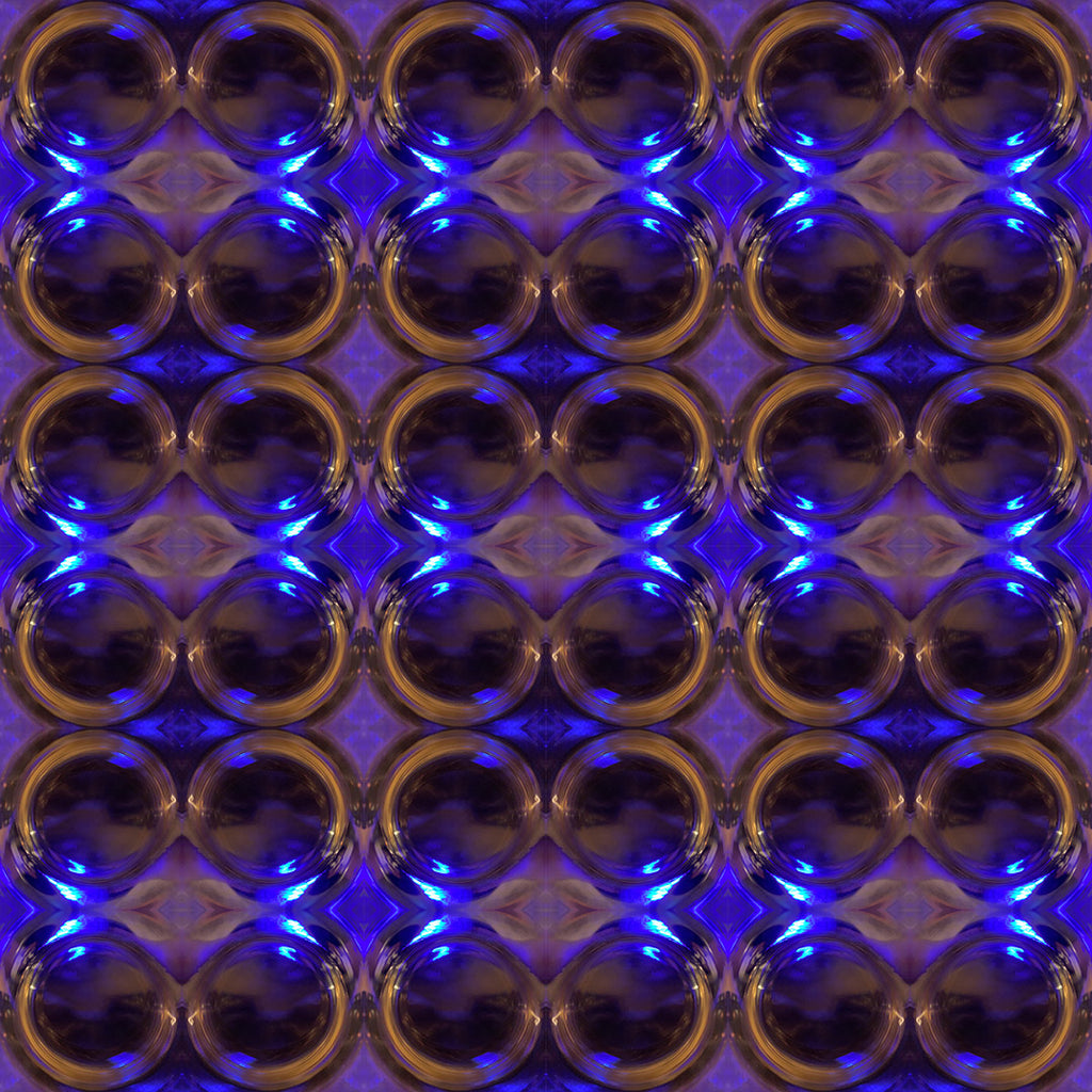 Premium Pillow (Cobalt Bubble)