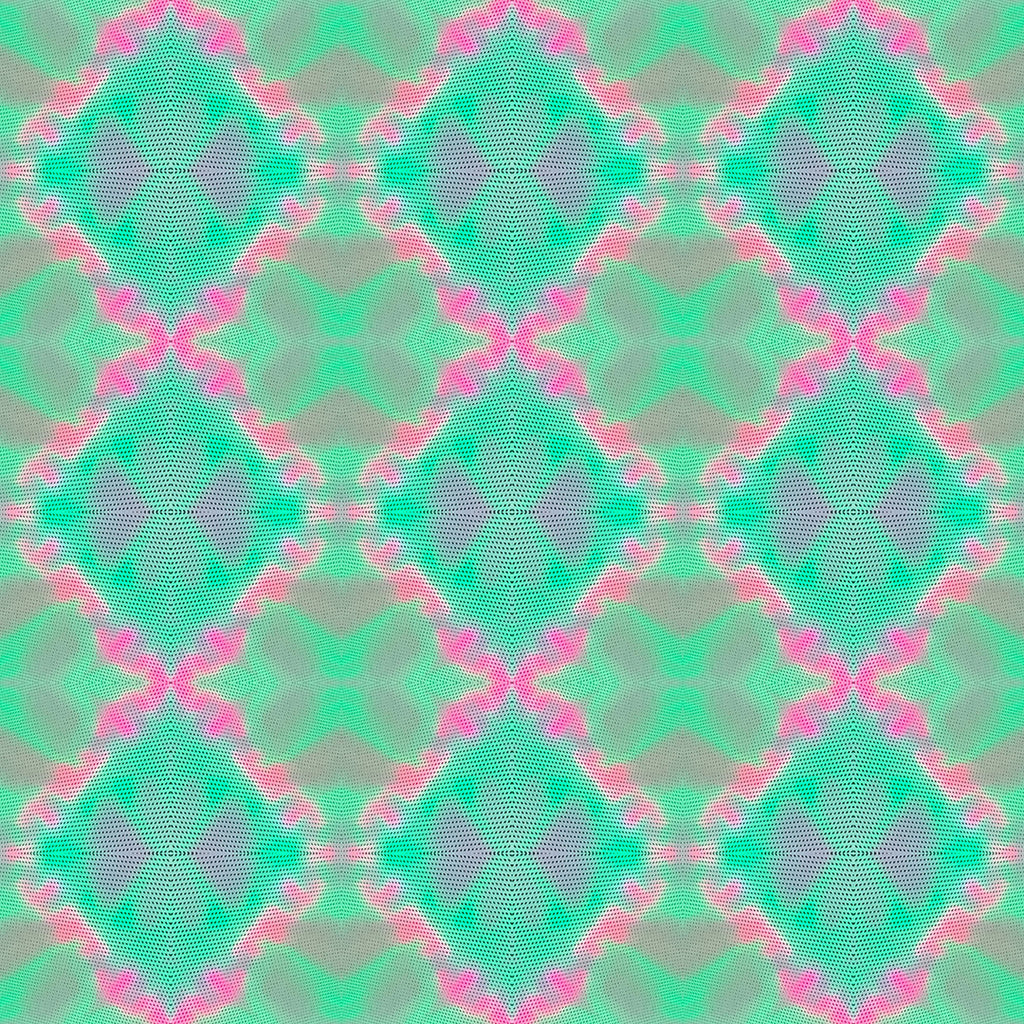 Short Sleeve Button Down Shirt (Electric Dream No. 2)