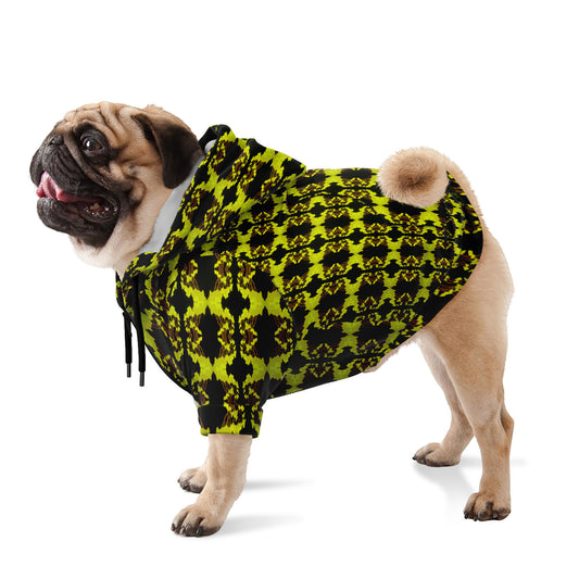 Dog Zip-Up Hoodie (Neon Trees No. 2)