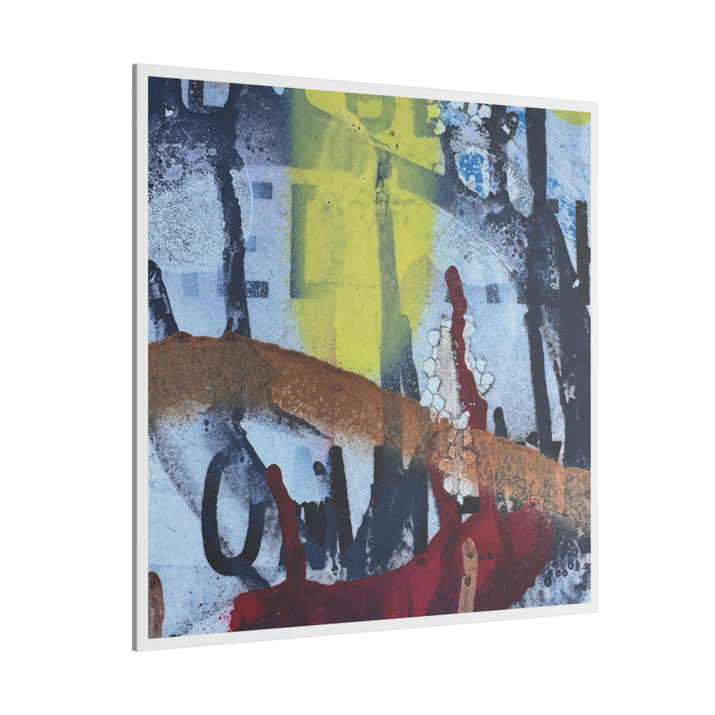 Abstract Art Canvas - "No More Words"