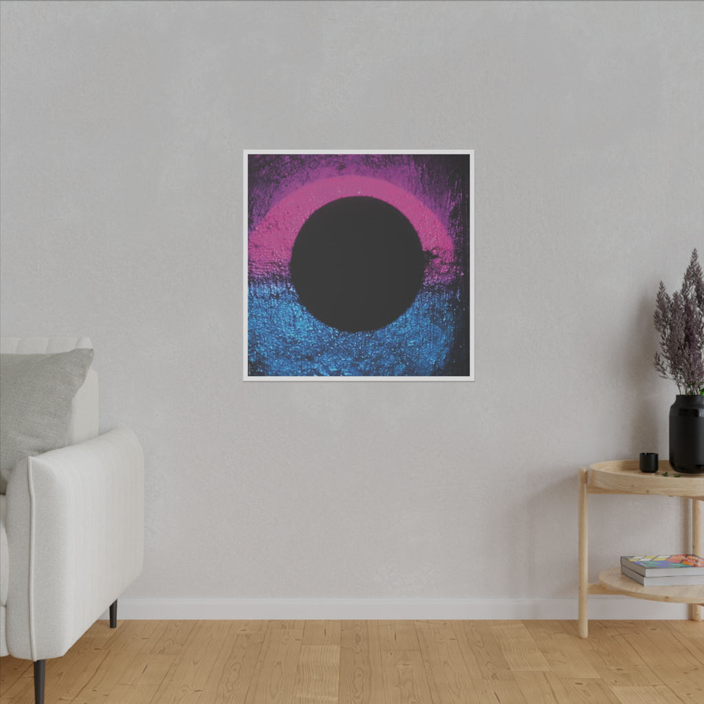 Abstract Art Canvas - "Eclipsed"
