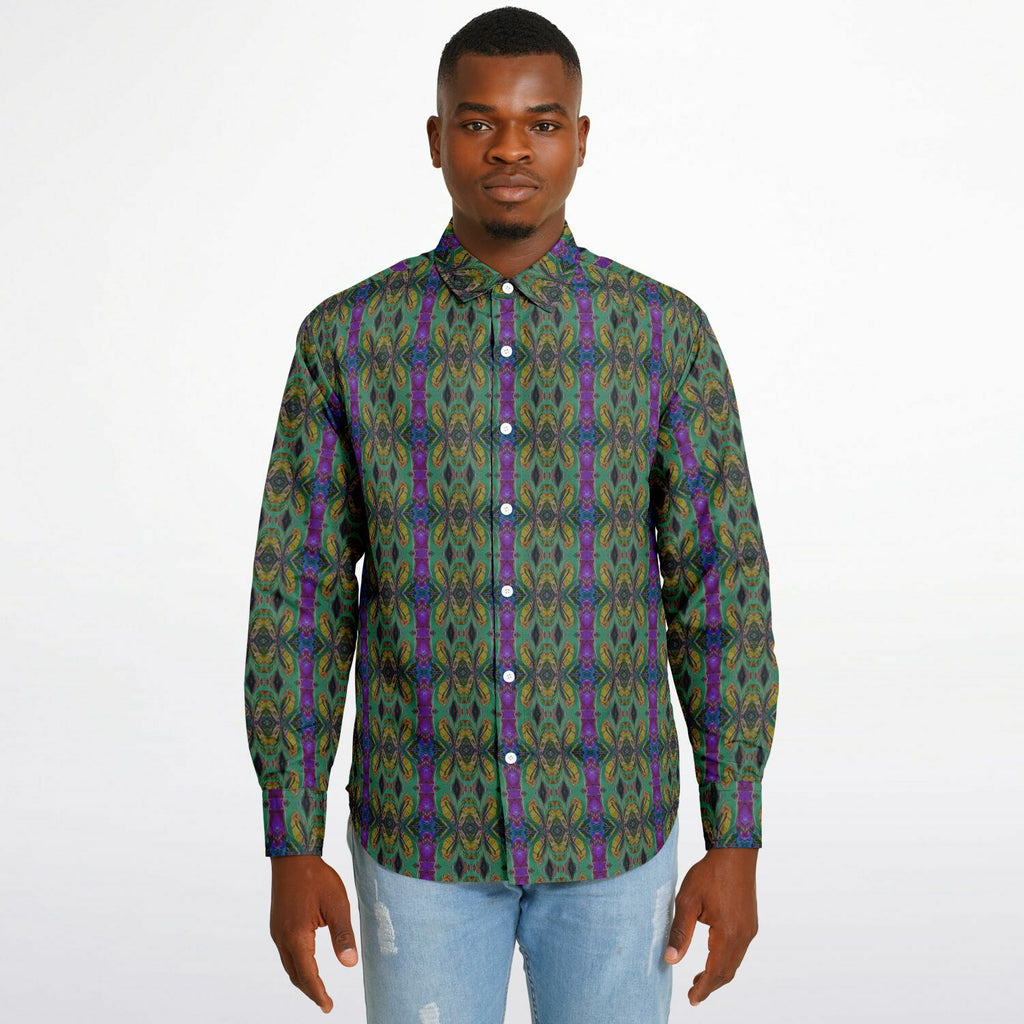 Long Sleeve Button Down Shirt (Bohemian No. 4)
