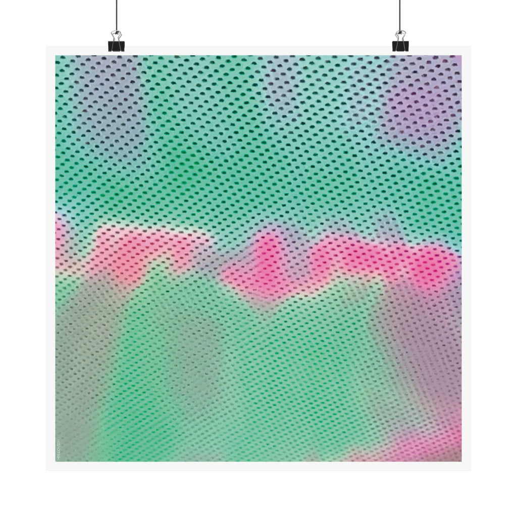 Abstract Art Matte Poster - "An Electric Dream"