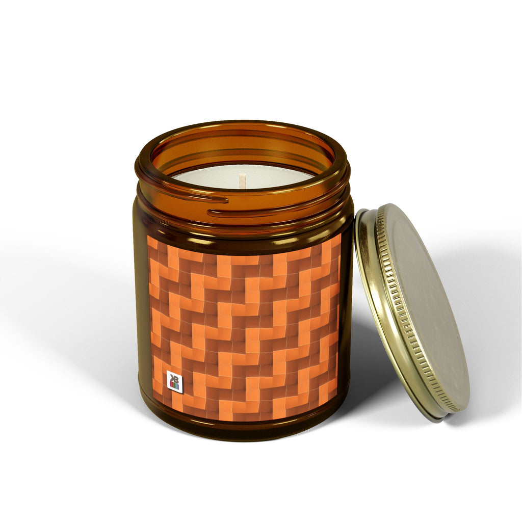9oz Woodsy Scented Candle (Burnt Orange Tiles)