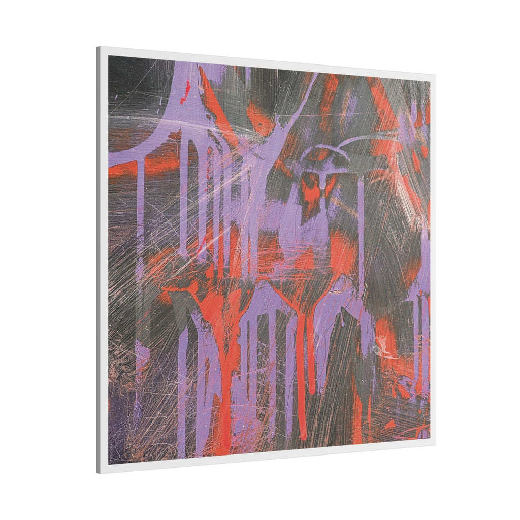 Abstract Art Canvas - "Blood in the Water"