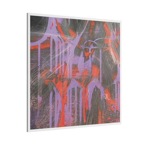 Abstract Art Canvas - "Blood in the Water"