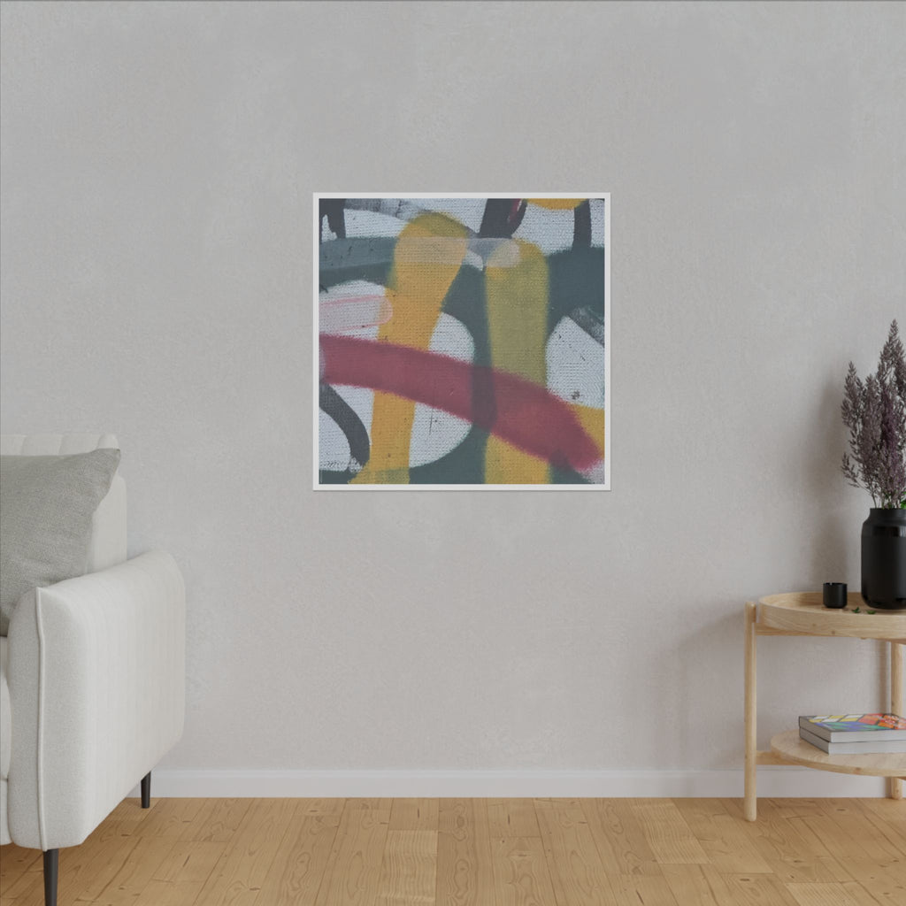 Abstract Art Canvas - "Lonely Soldier"