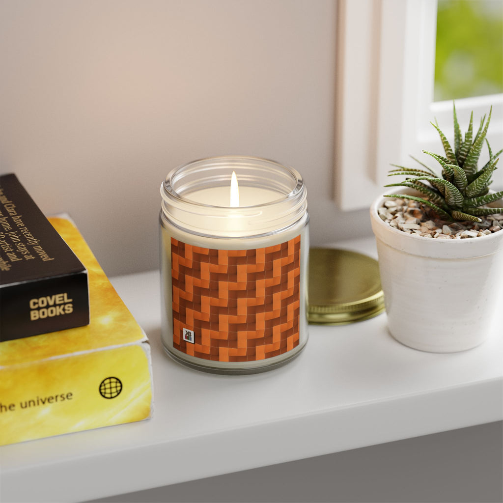 9oz Clean Scented Candle (Burnt Orange Tiles)