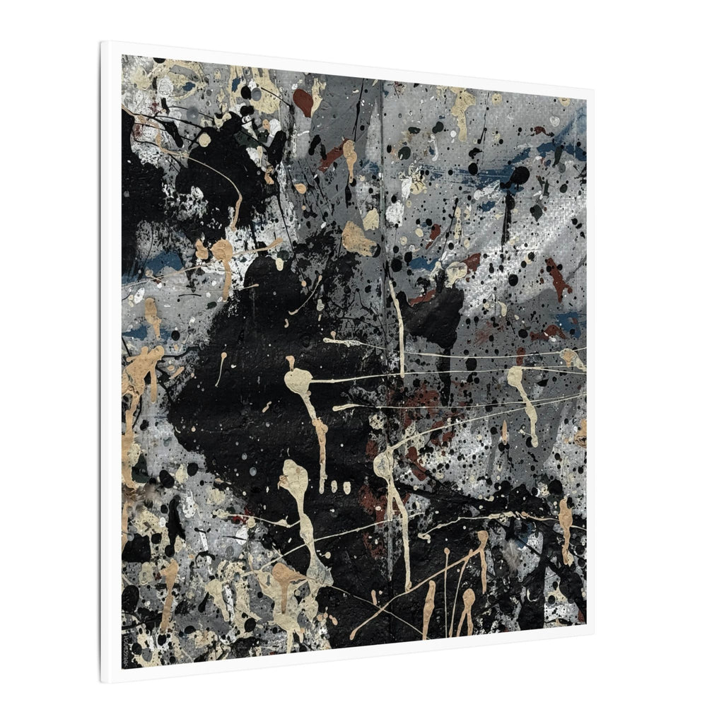 Abstract Art Canvas - "The Monsters Come at Night"