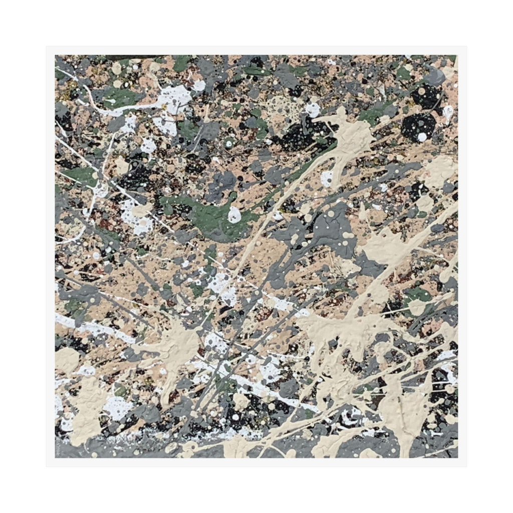 Abstract Art Matte Poster - "Jackson"