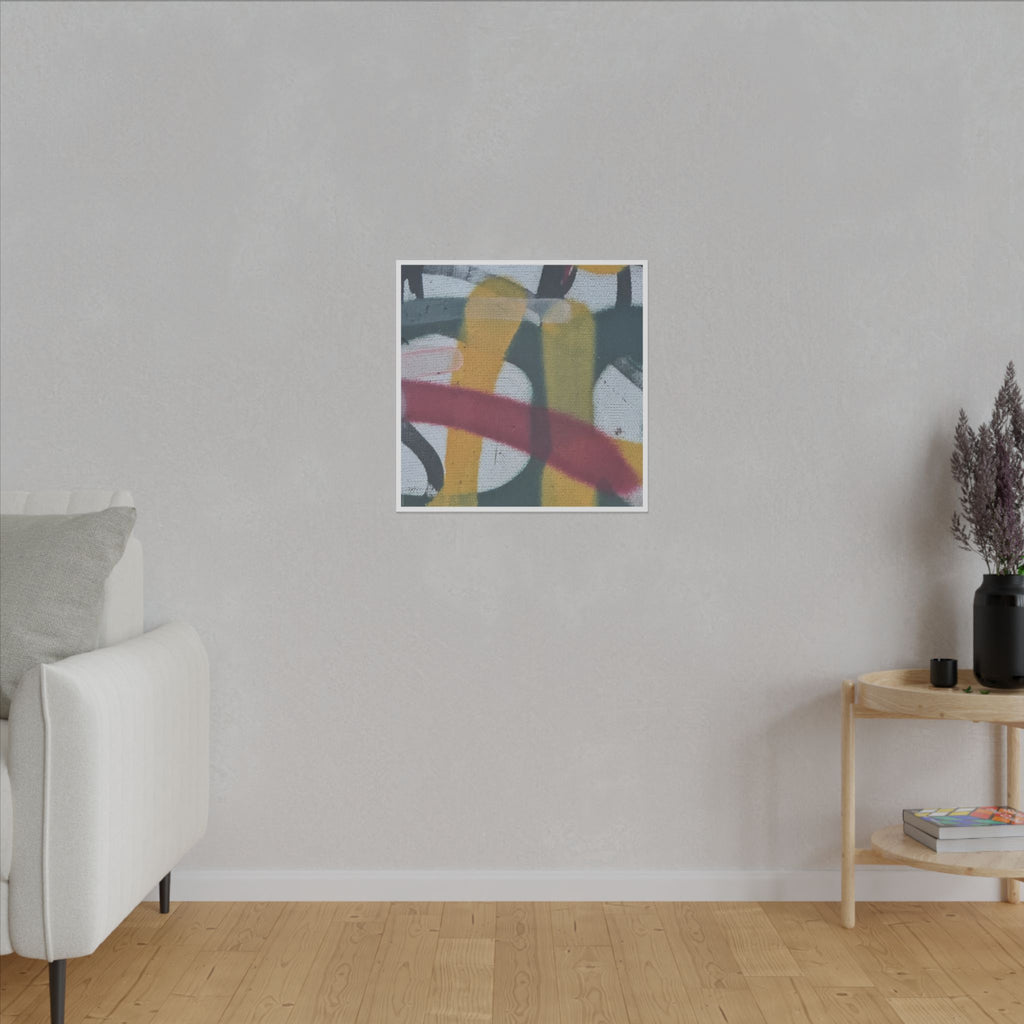 Abstract Art Canvas - "Lonely Soldier"