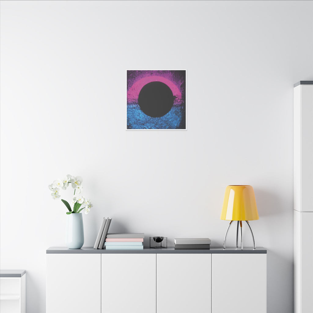 Abstract Art Canvas - "Eclipsed"