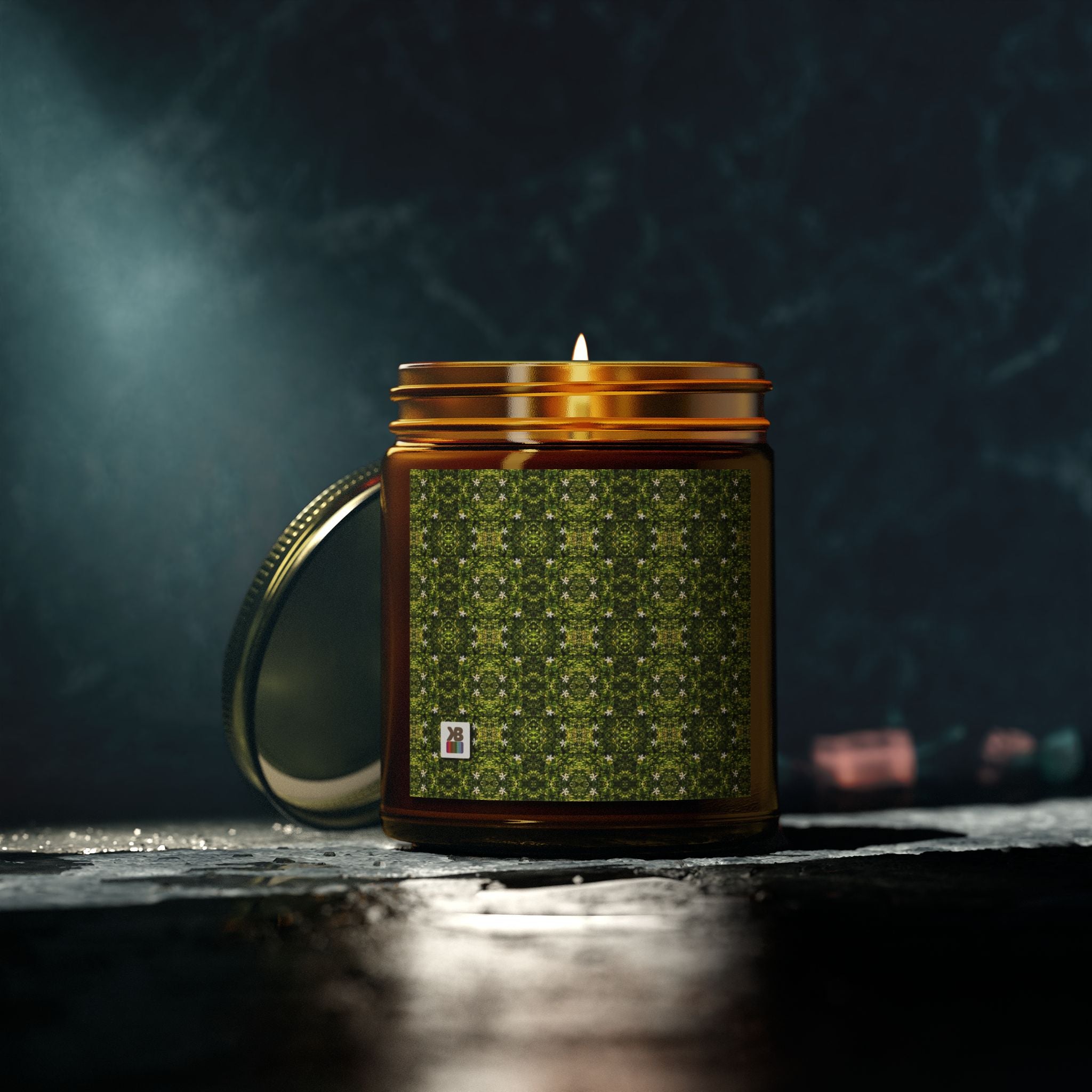 9oz Woodsy Scented Candle (Avocado Floral)