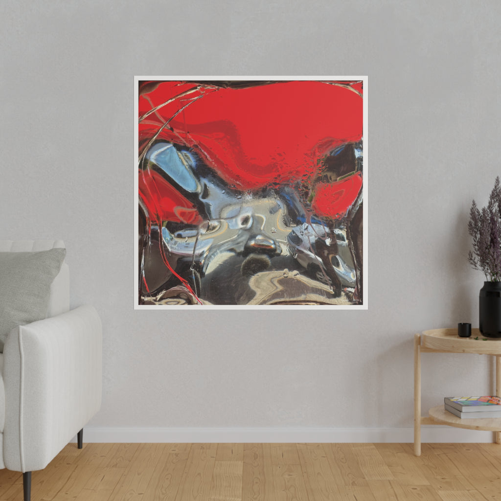 "Crash" 36 Matte Canvas, Stretched, 0.75"