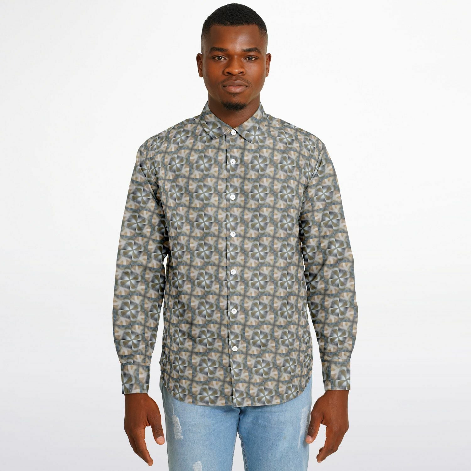 Long Sleeve Button Down Shirt (Dreams No. 2)
