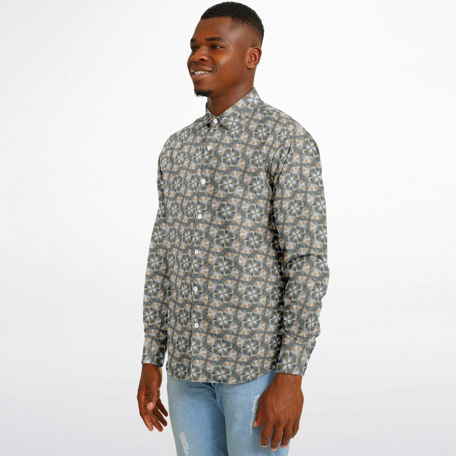Long Sleeve Button Down Shirt (Dreams No. 2)