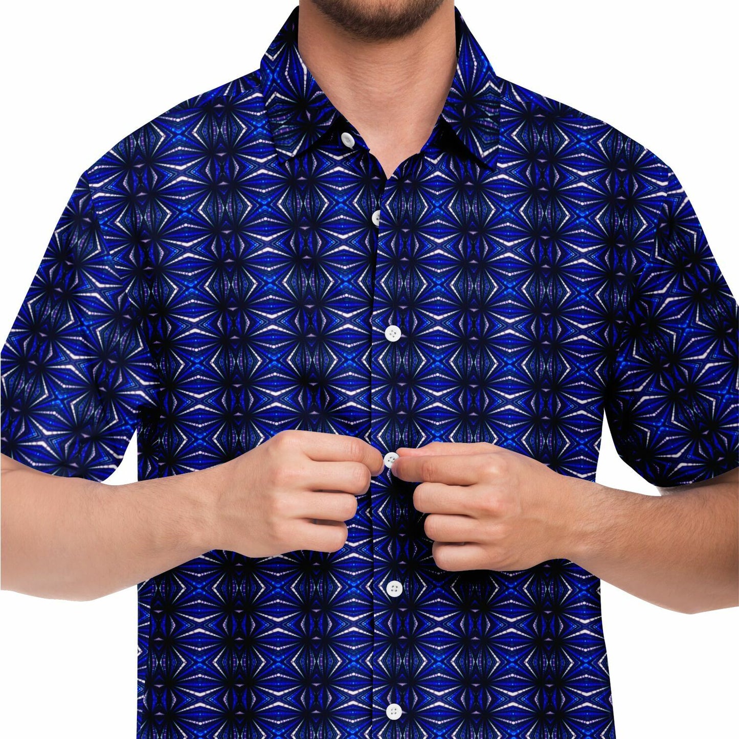 Short Sleeve Button Down Shirt (Casablanca)