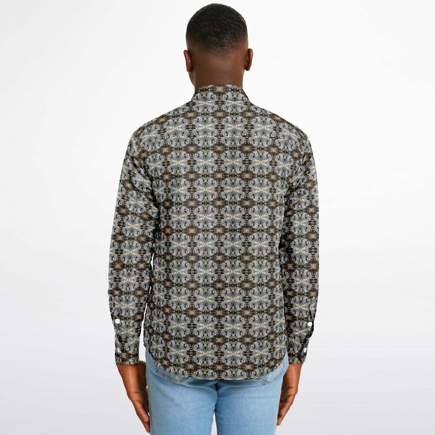 Long Sleeve Button Down Shirt (Moth)