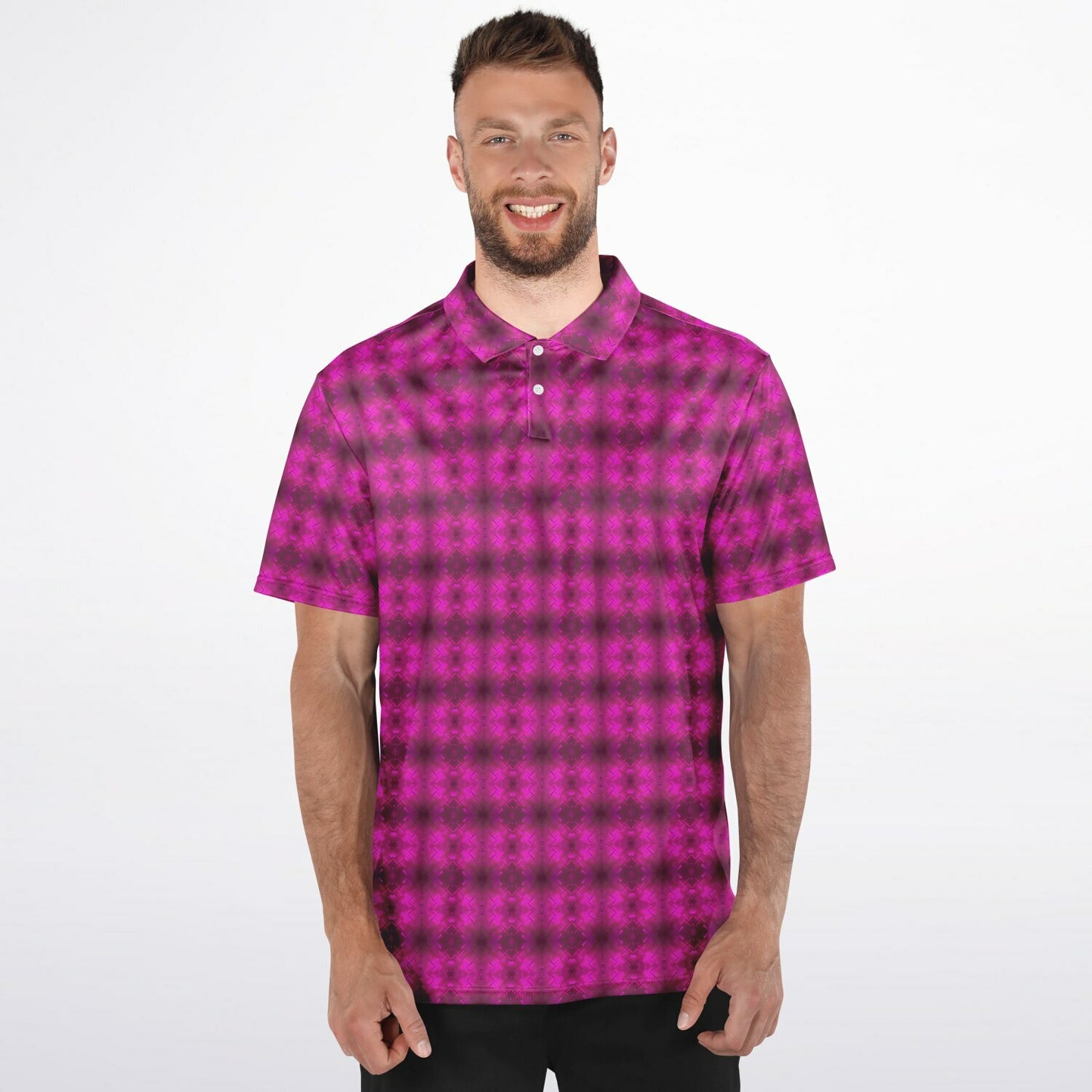 Polo Shirt (Fuchsia Parquet)