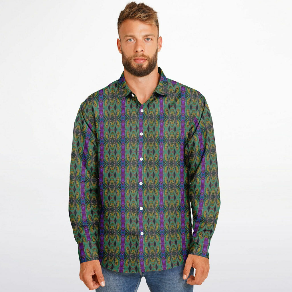 Long Sleeve Button Down Shirt (Bohemian No. 4)