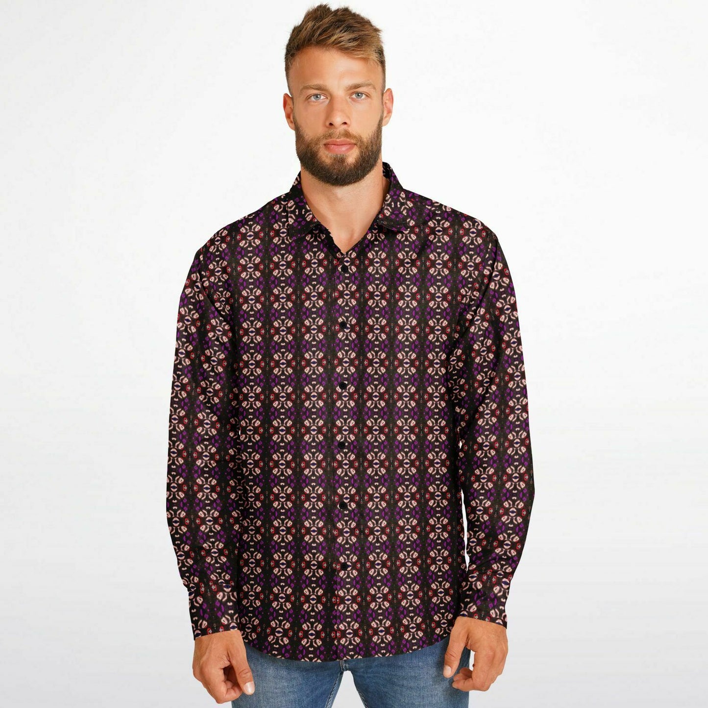 Long Sleeve Button Down Shirt (Notre Dame)