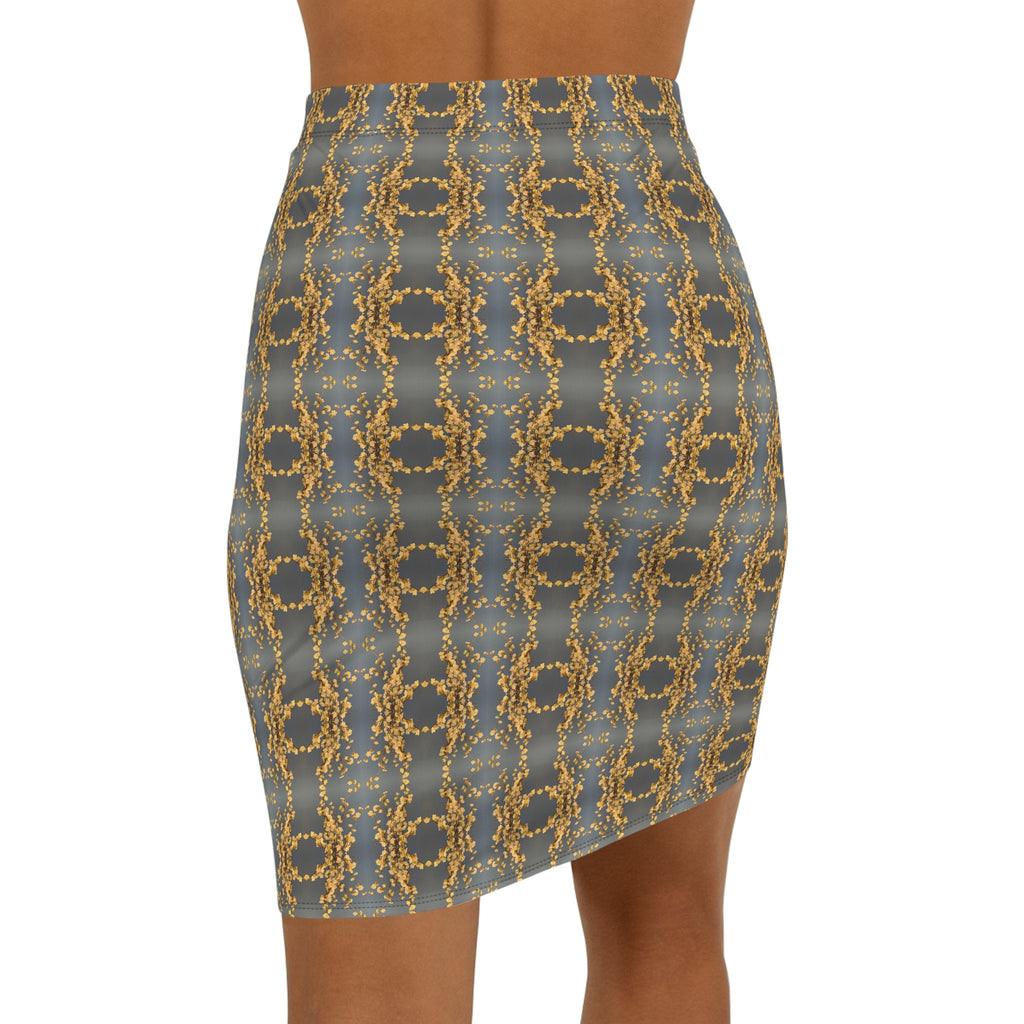 Mid-Waist Pencil Skirt (Popcorn)