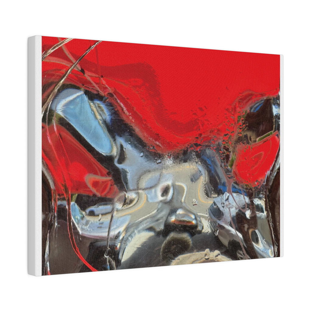 "Crash" 36 Matte Canvas, Stretched, 0.75"