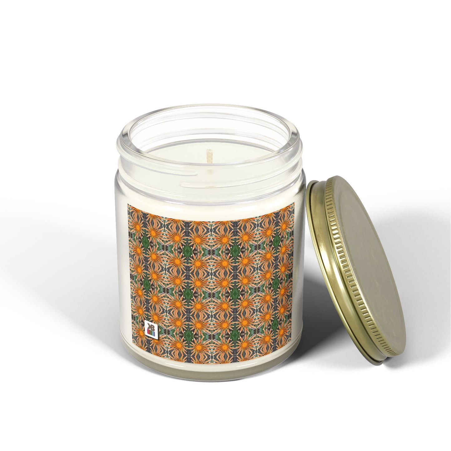 9oz Clean Scented Candle (Floral Dots)