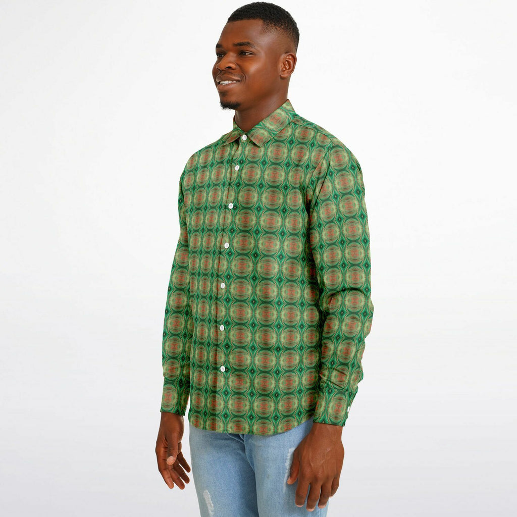 Long Sleeve Button Down Shirt (Frankenstein)