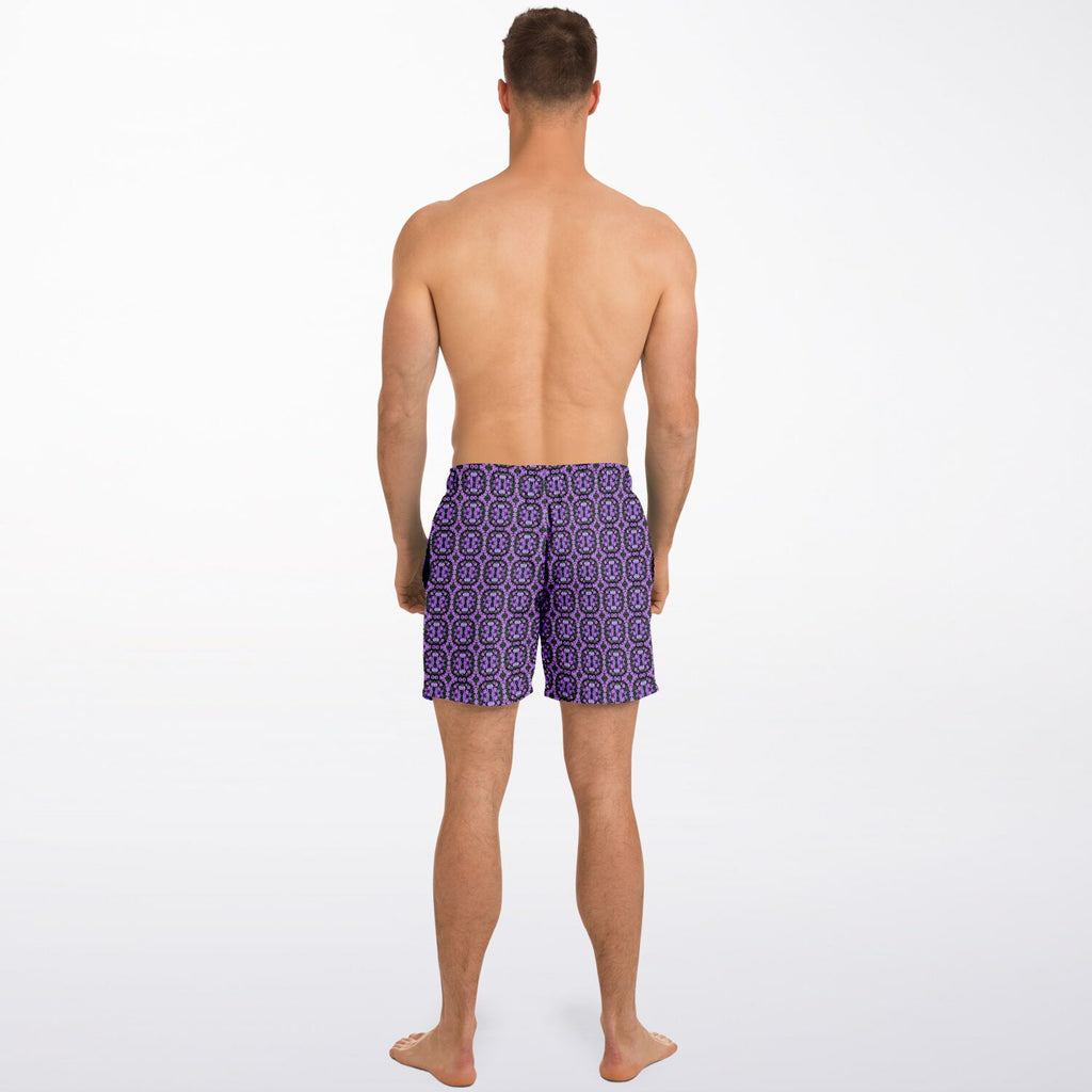 Swim Trunks (Violet Rings)
