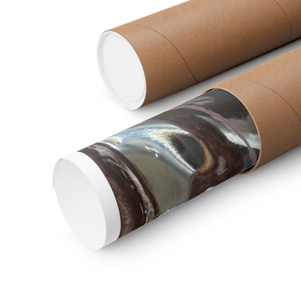 Abstract Art Matte Poster - "Crash"