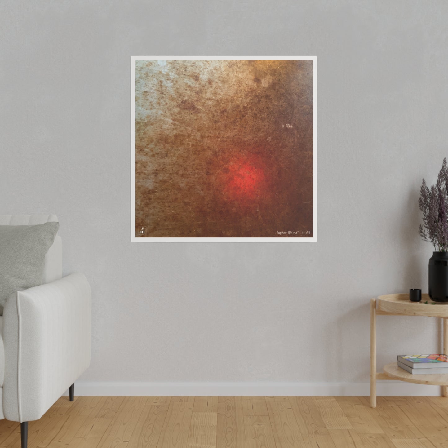 "Jupiter Rising" Matte Canvas, Stretched, 0.75"