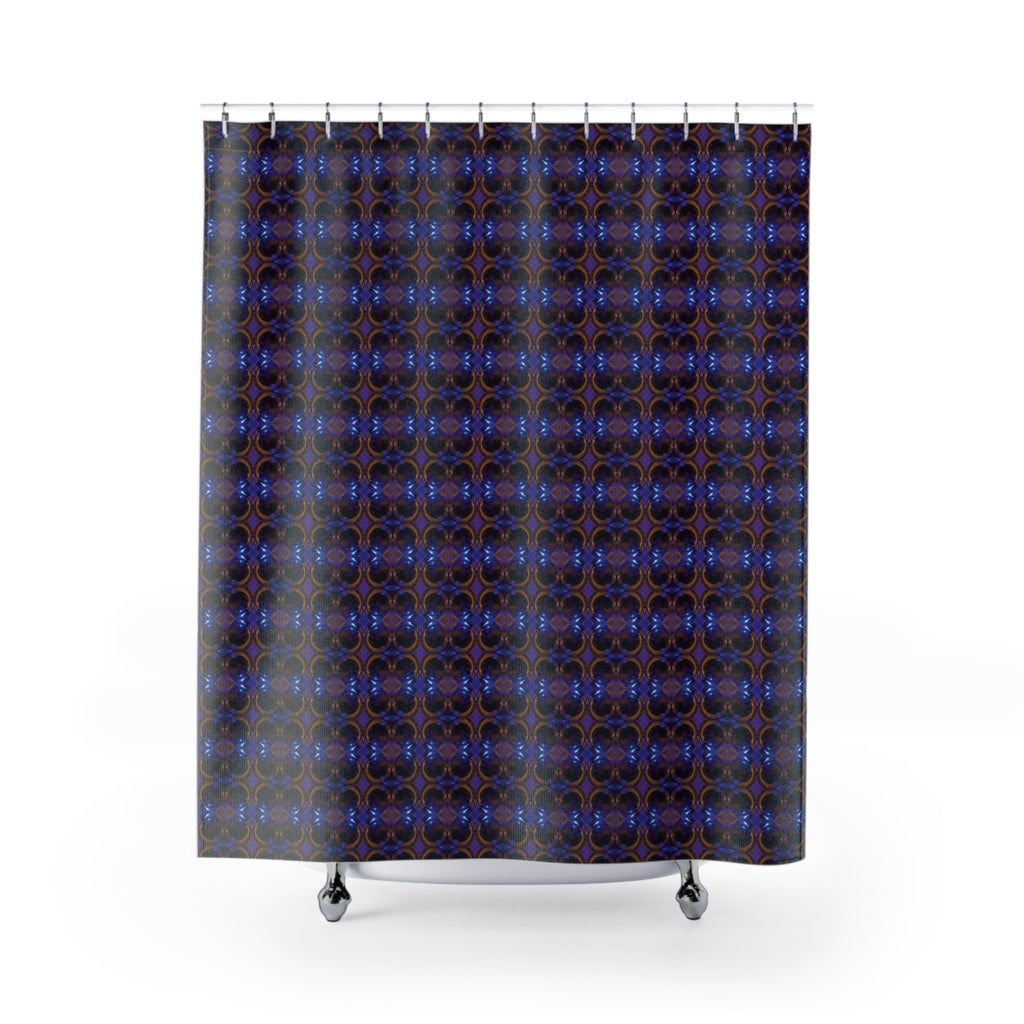 Shower Curtain (Cobalt Bubble)