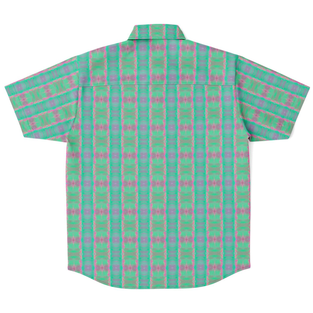 Short Sleeve Button Down Shirt (Electric Dream No. 1)