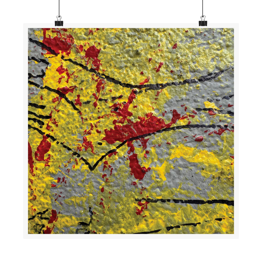 Abstract Art Matte Poster - "Lay"