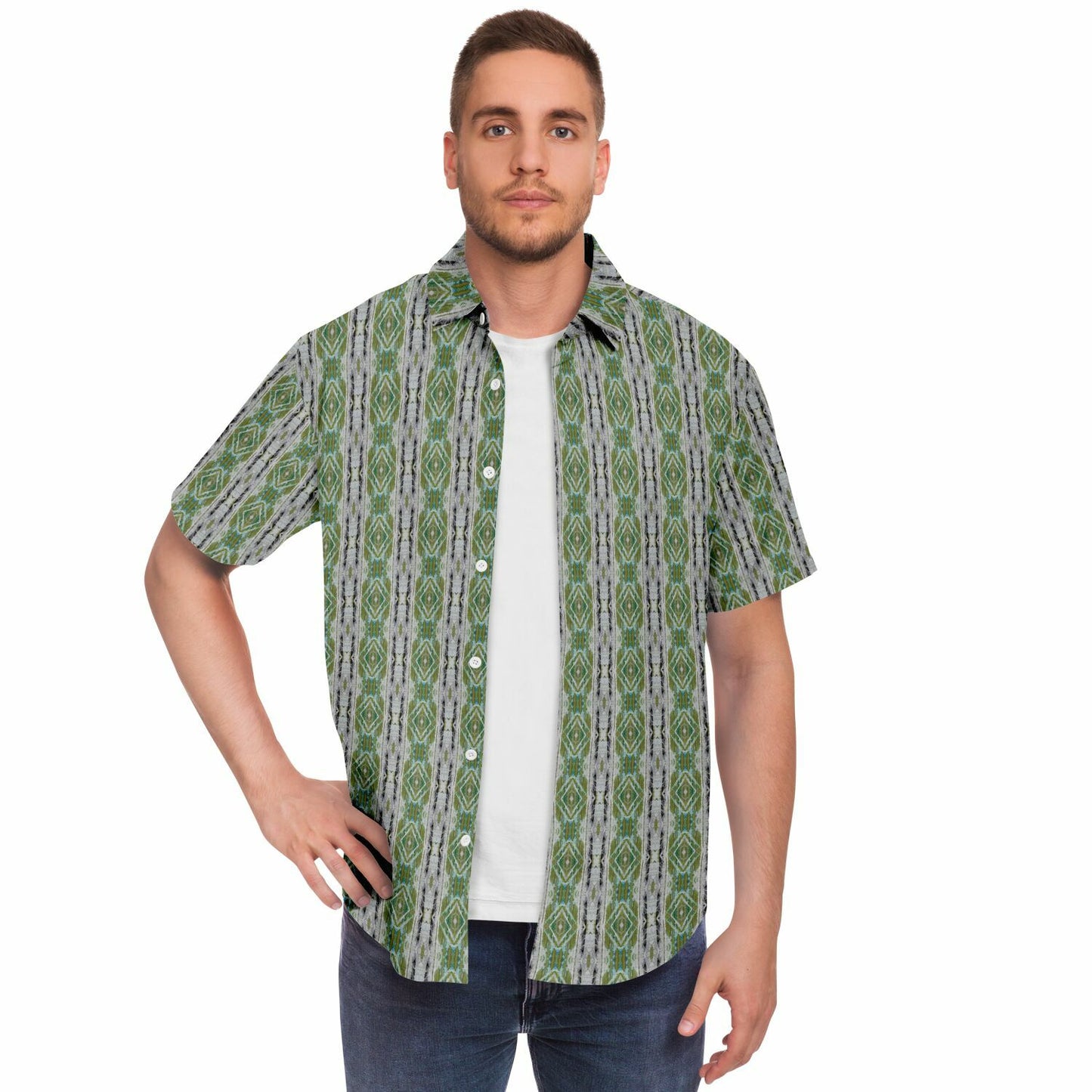 Short Sleeve Button Down Shirt (Bamboo No. 1)