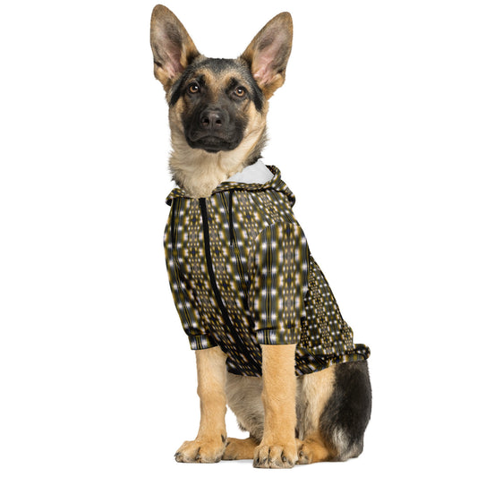 Dog Zip-Up Hoodie (Yellow Accordion)