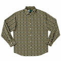 Long Sleeve Button Down Shirt (Yellow Accordion)