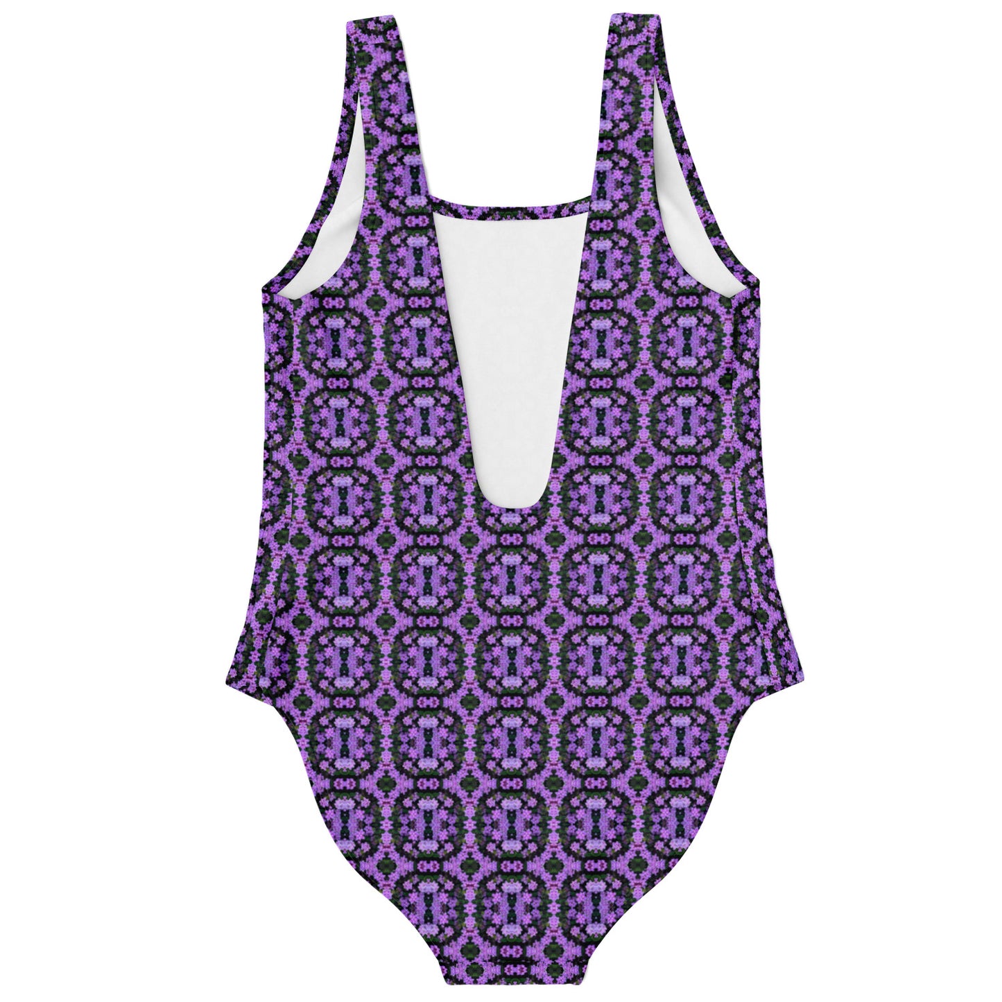 One-Piece Swimsuit Woman (Violet Rings)